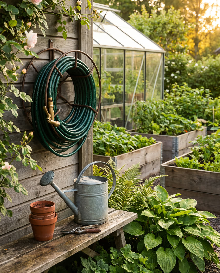 Giardino e acqua