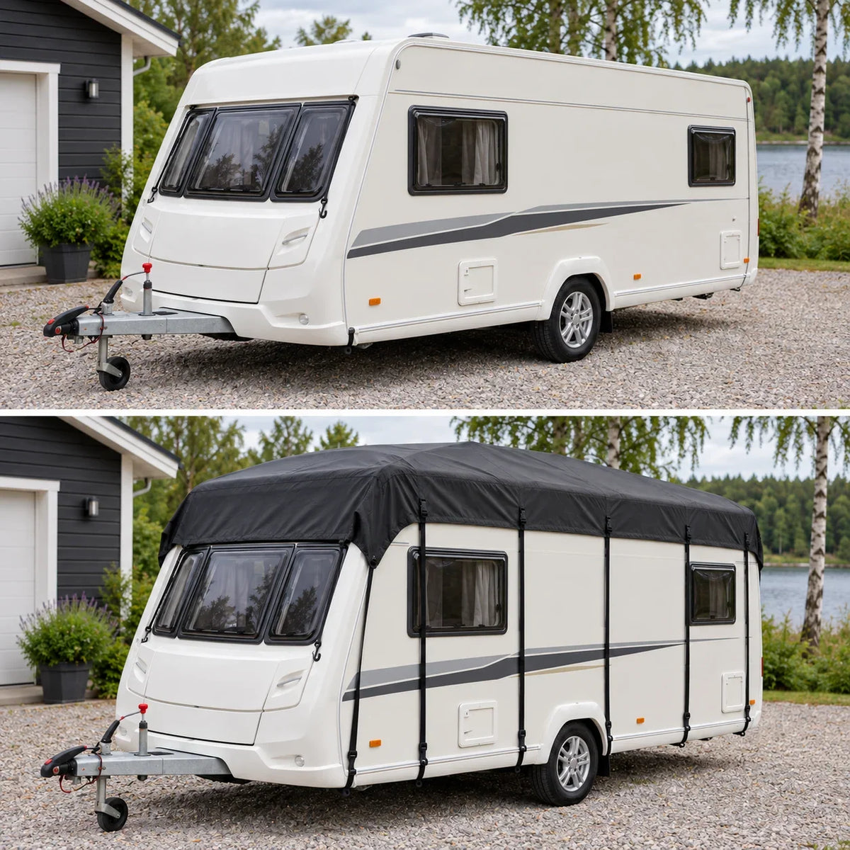 Telo di copertura tetto per camper e roulotte – larghezza 3 m
