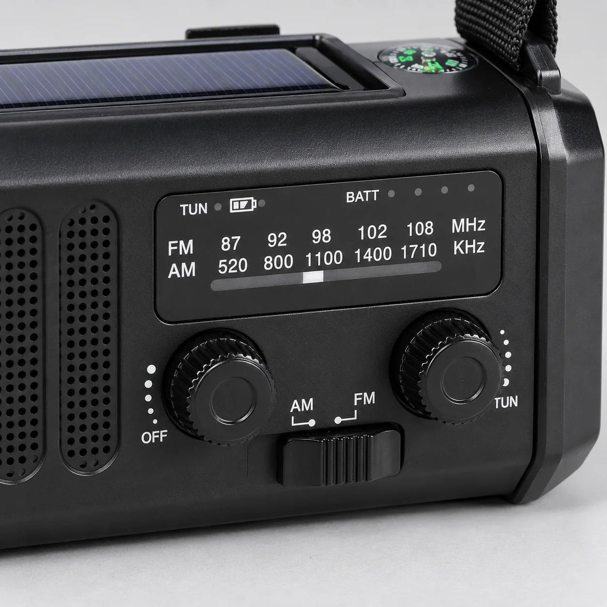 Radio di emergenza 10.000 mAh – powerbank, torcia e dinamo a manovella