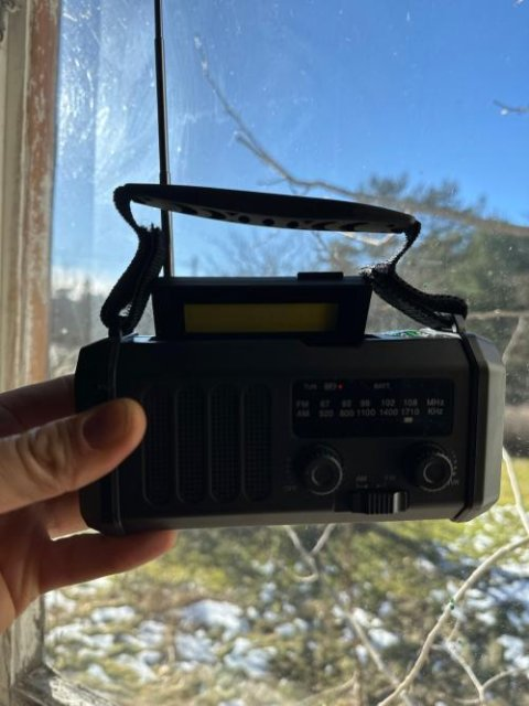 Foto di un cliente della radio d’emergenza